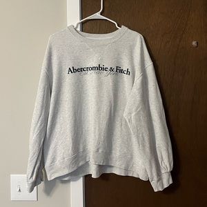 ABERCROMBIE Gray Sweatshirt